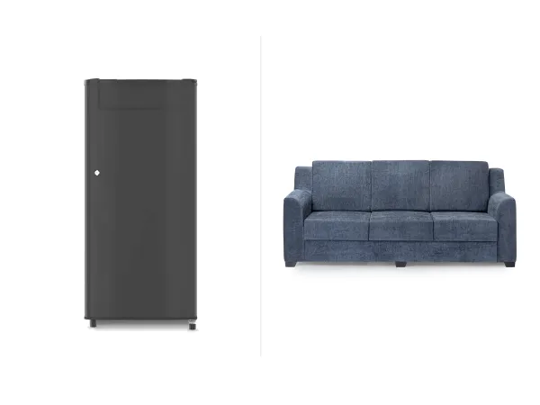 Fridge with Erica 3 Seater Combo